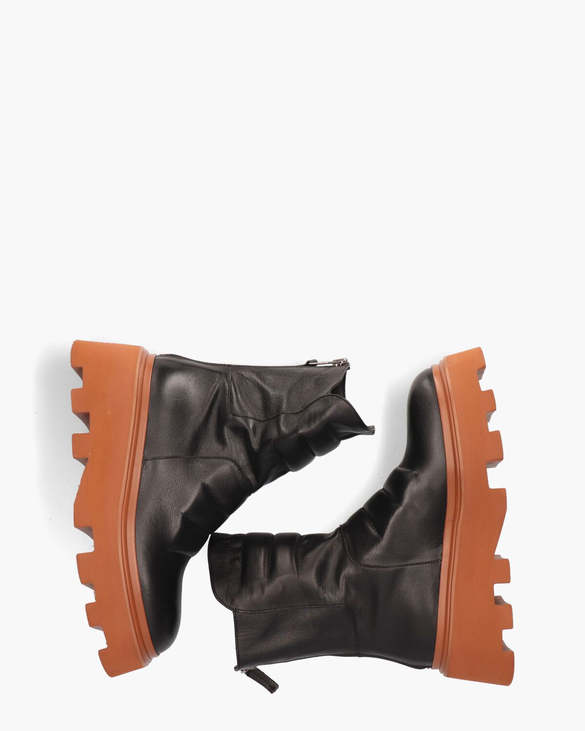 E2994 Zwart Dames Enkelboots