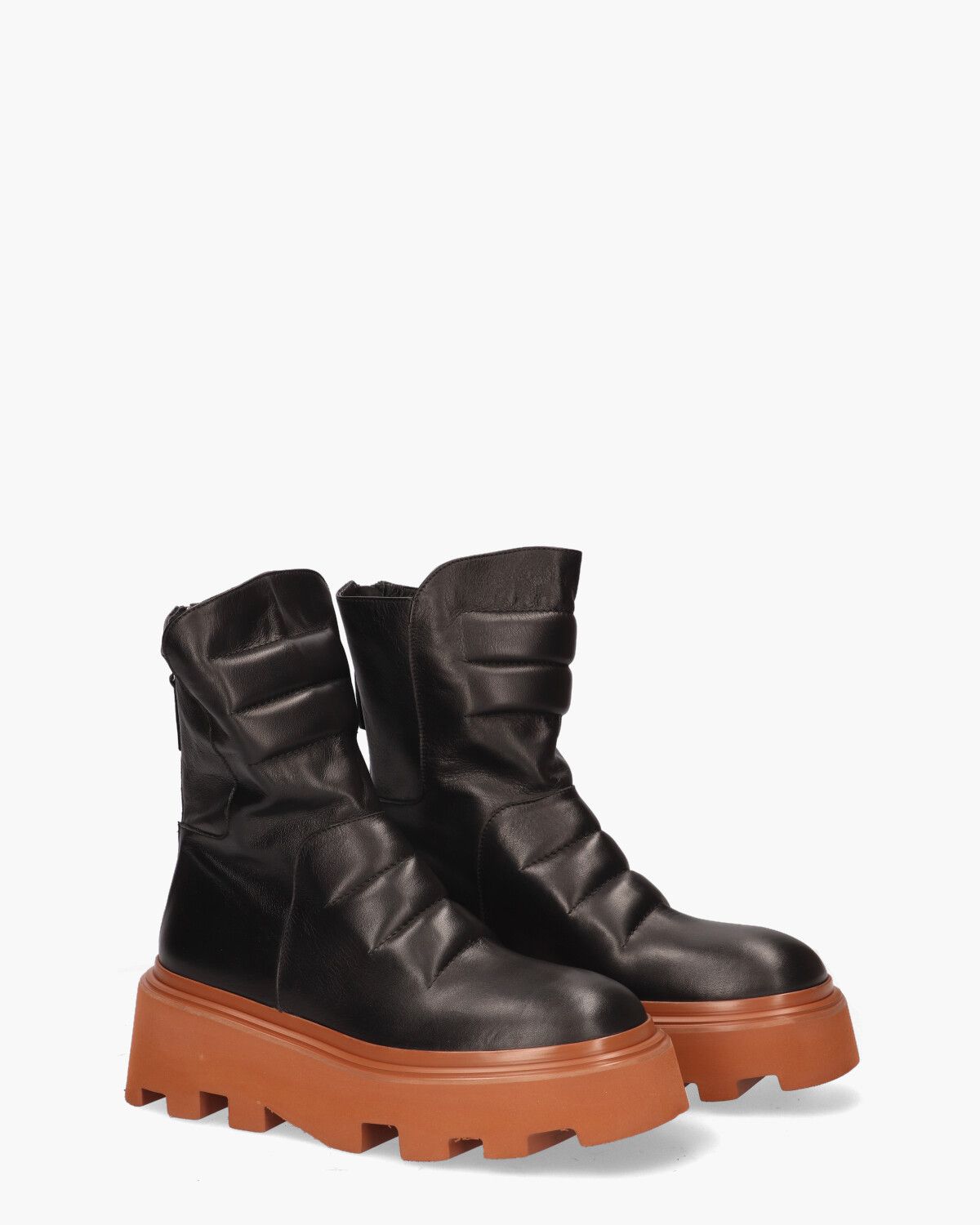 E2994 Zwart Dames Enkelboots