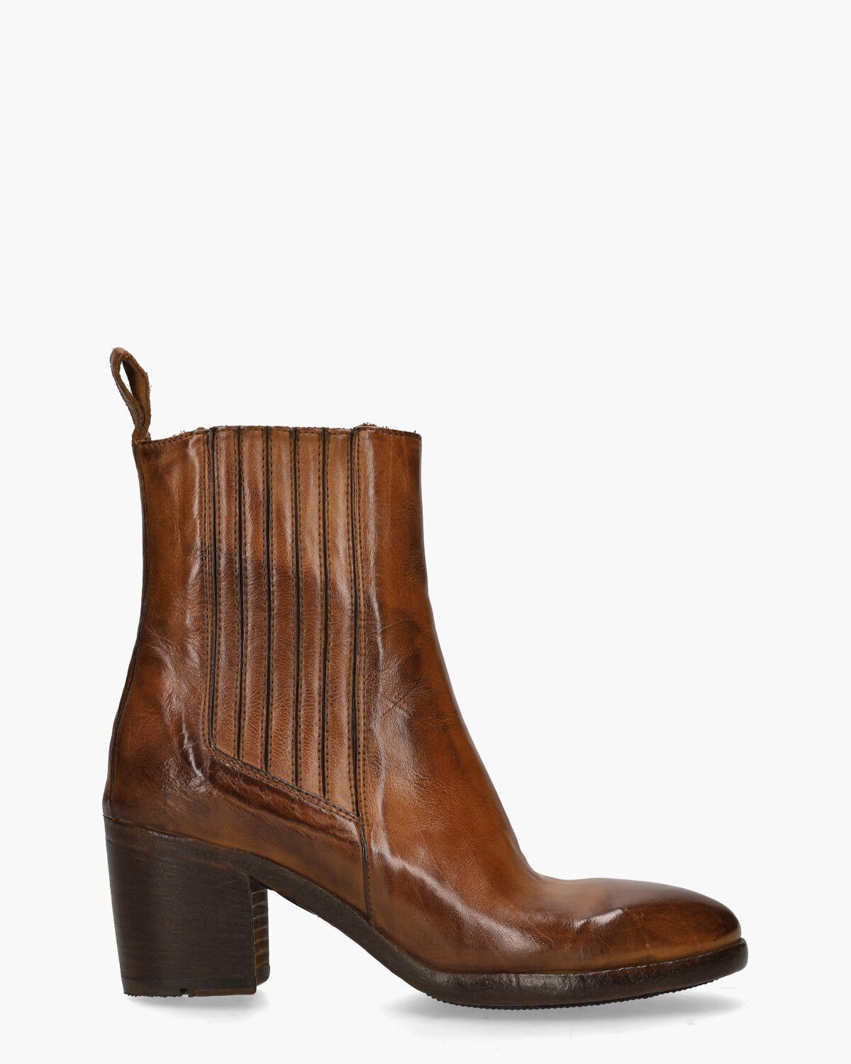 GH07A Cognac Dames Chelseaboots