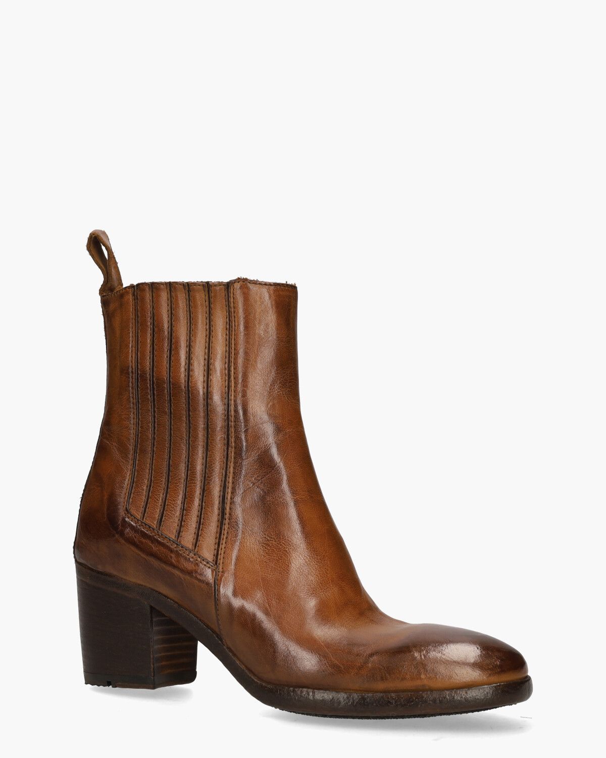 GH07A Cognac Dames Chelseaboots