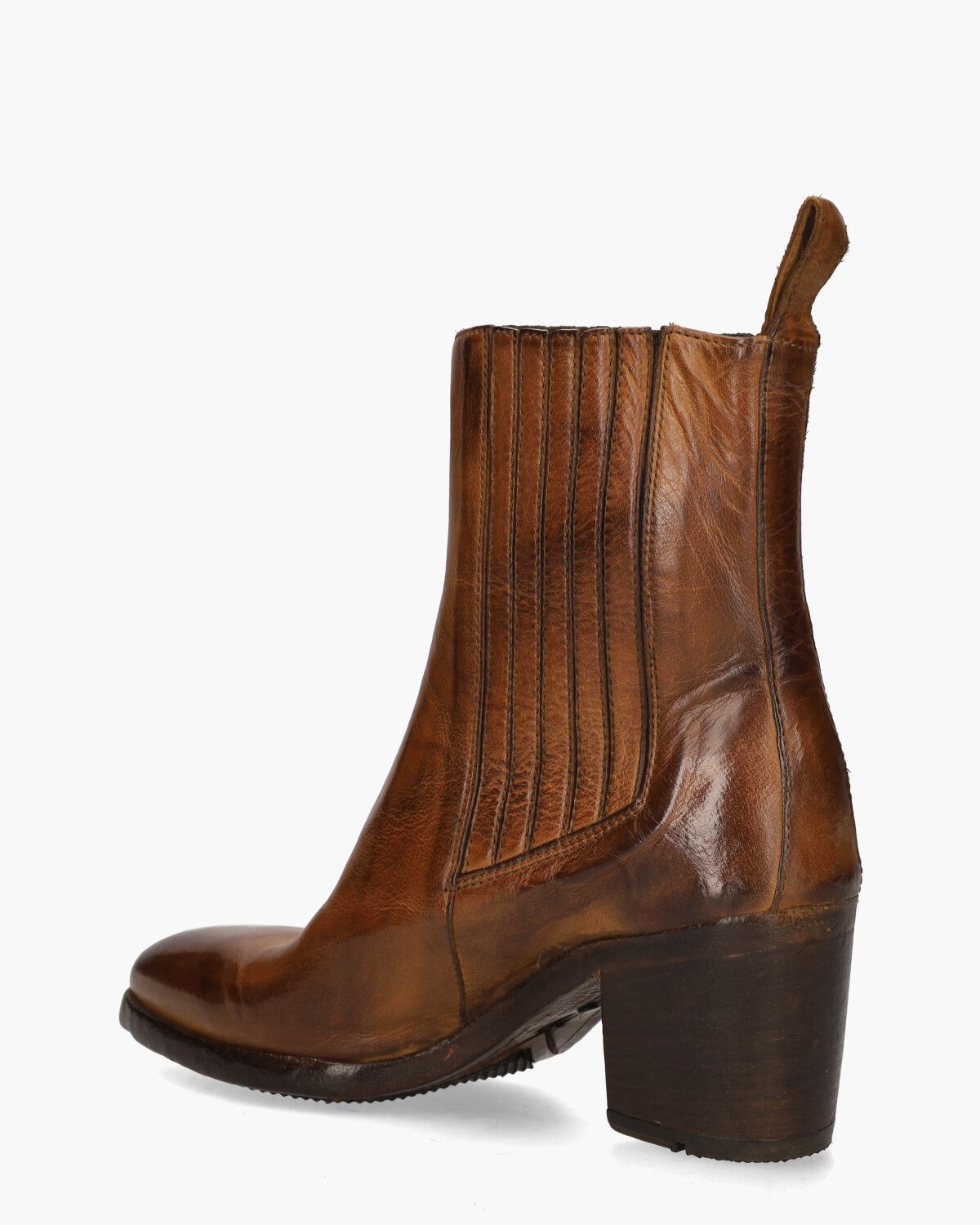 GH07A Cognac Dames Chelseaboots