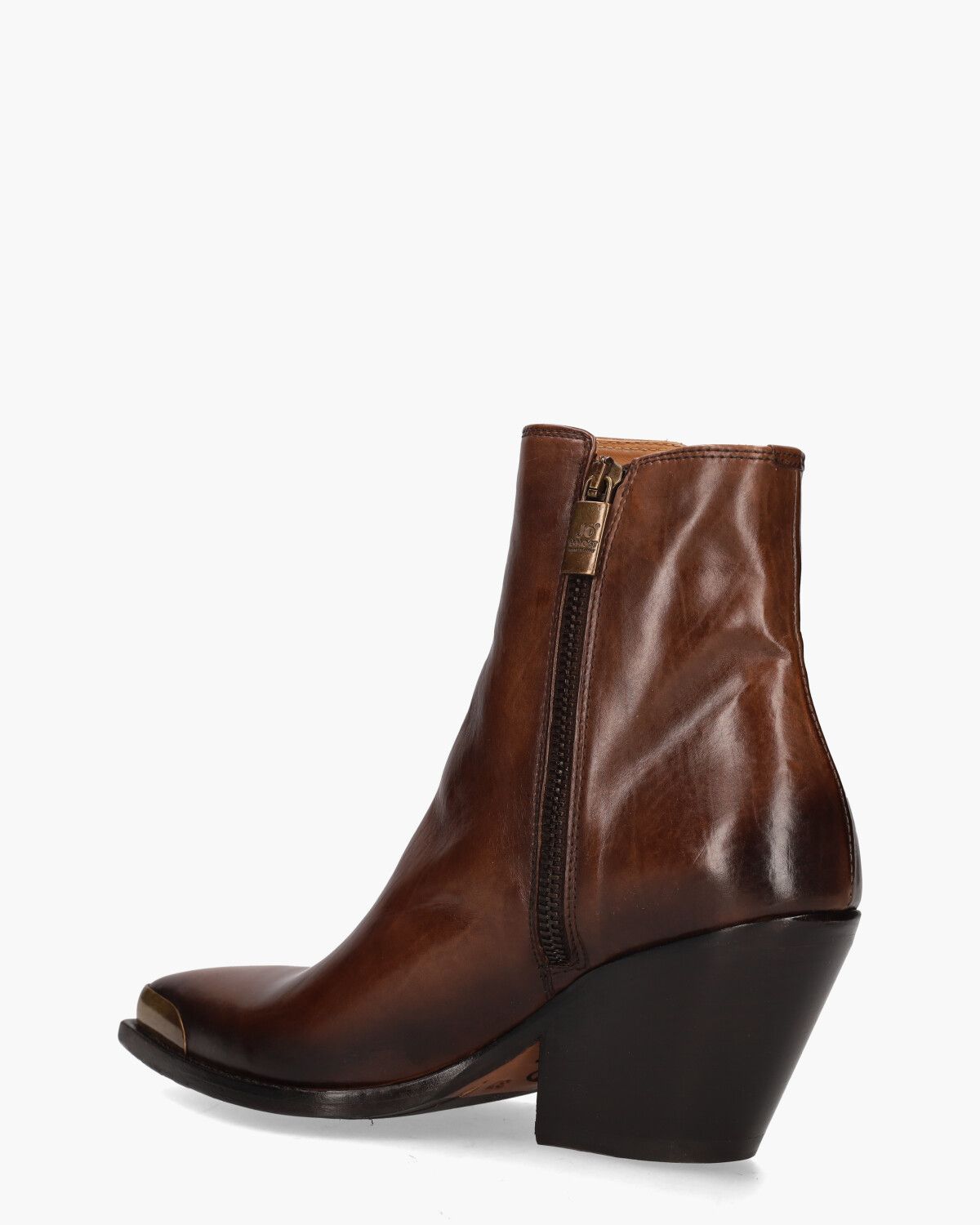 4910 Bruin Dames Enkelboots