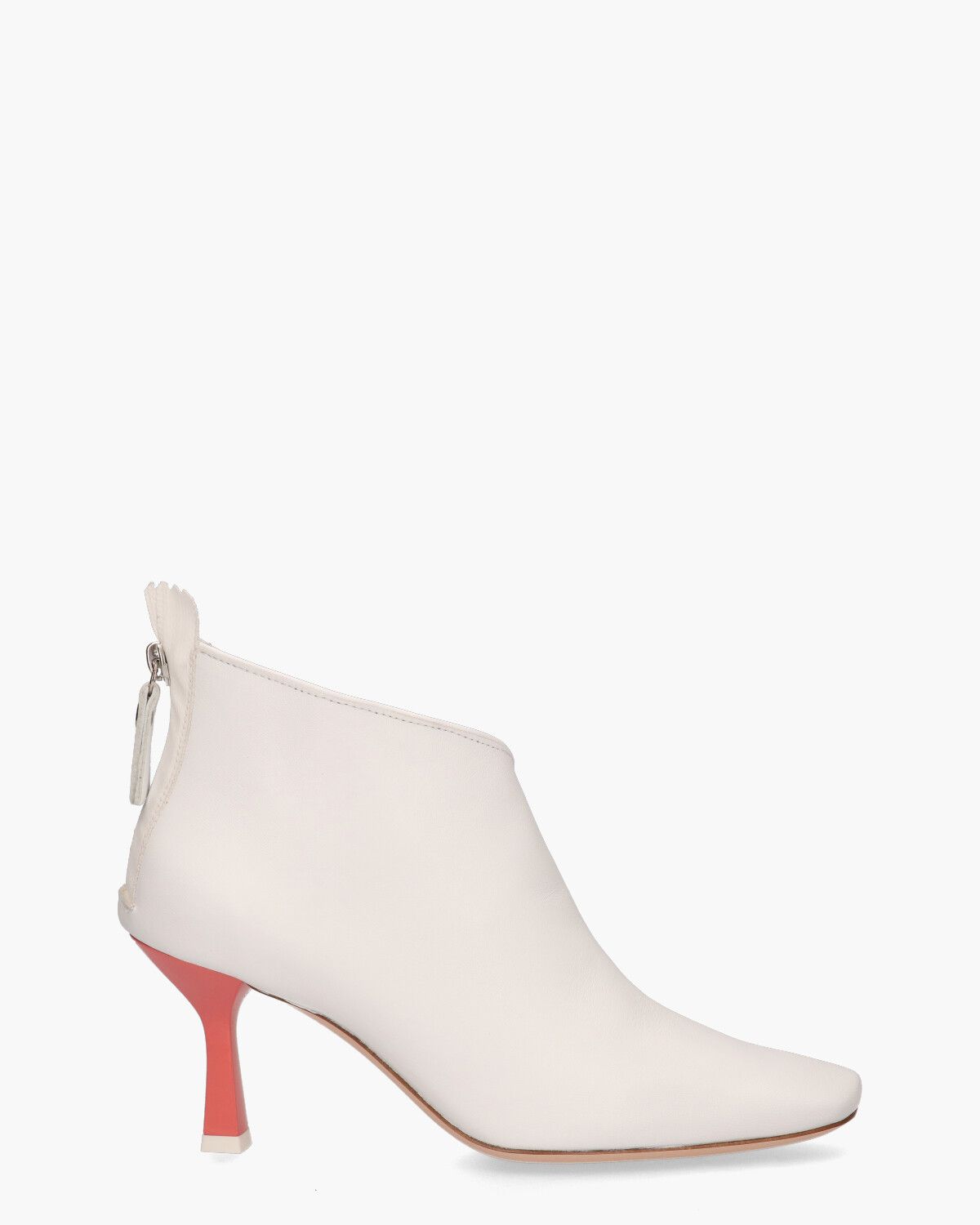Sharyl Wit Dames Enkelboots