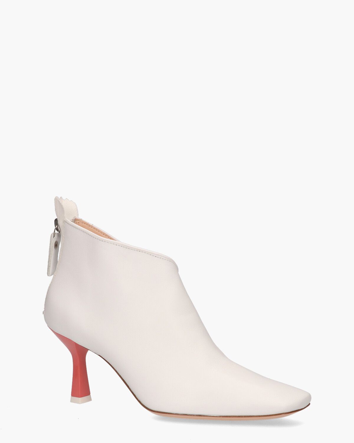 Sharyl Wit Dames Enkelboots