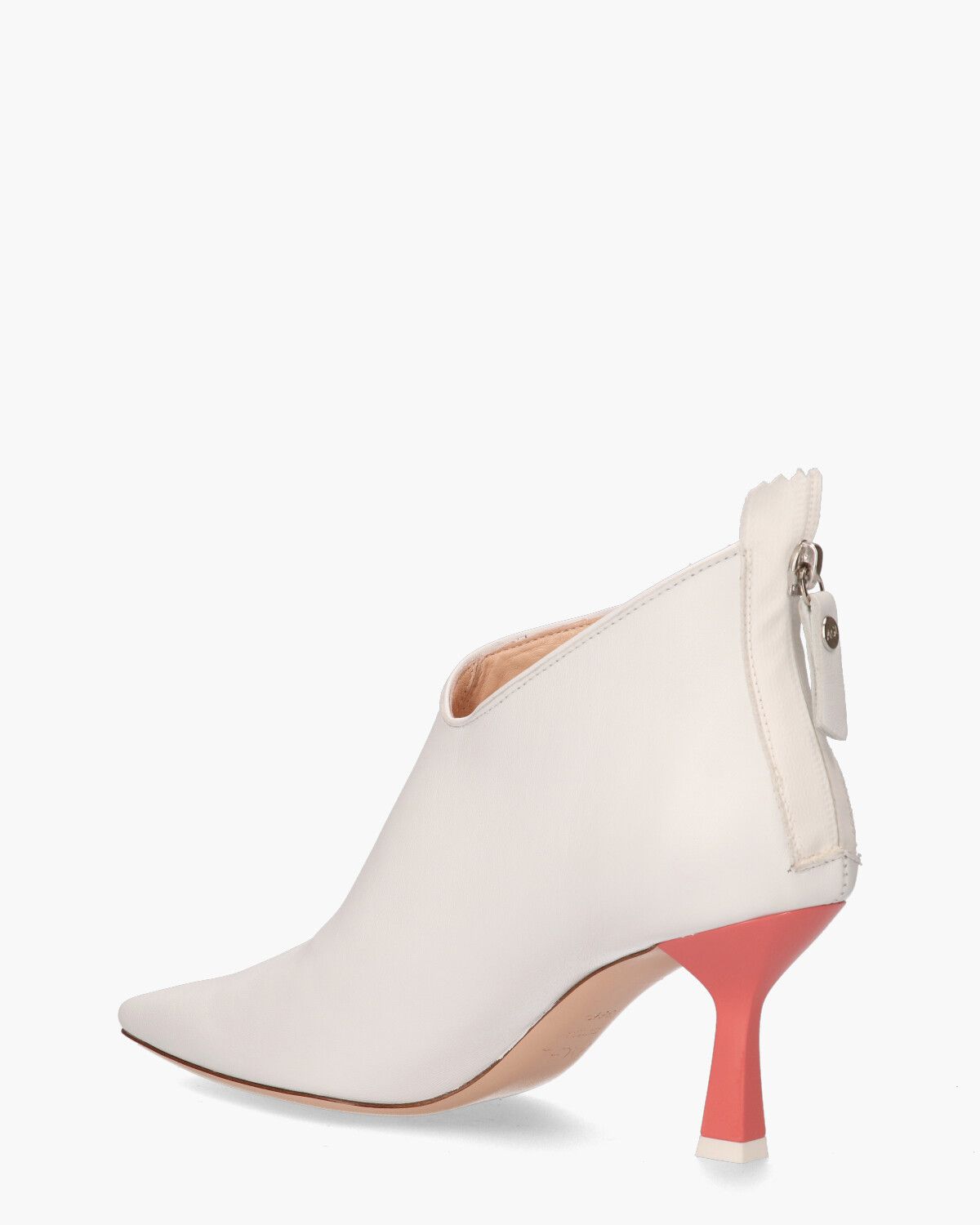Sharyl Wit Dames Enkelboots