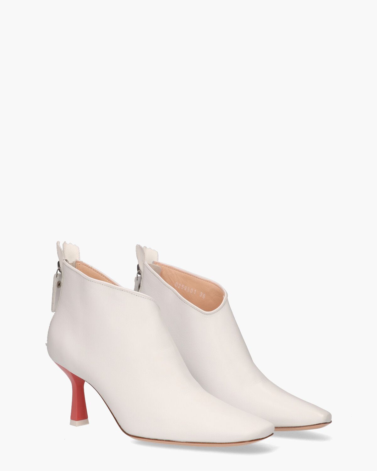 Sharyl Wit Dames Enkelboots