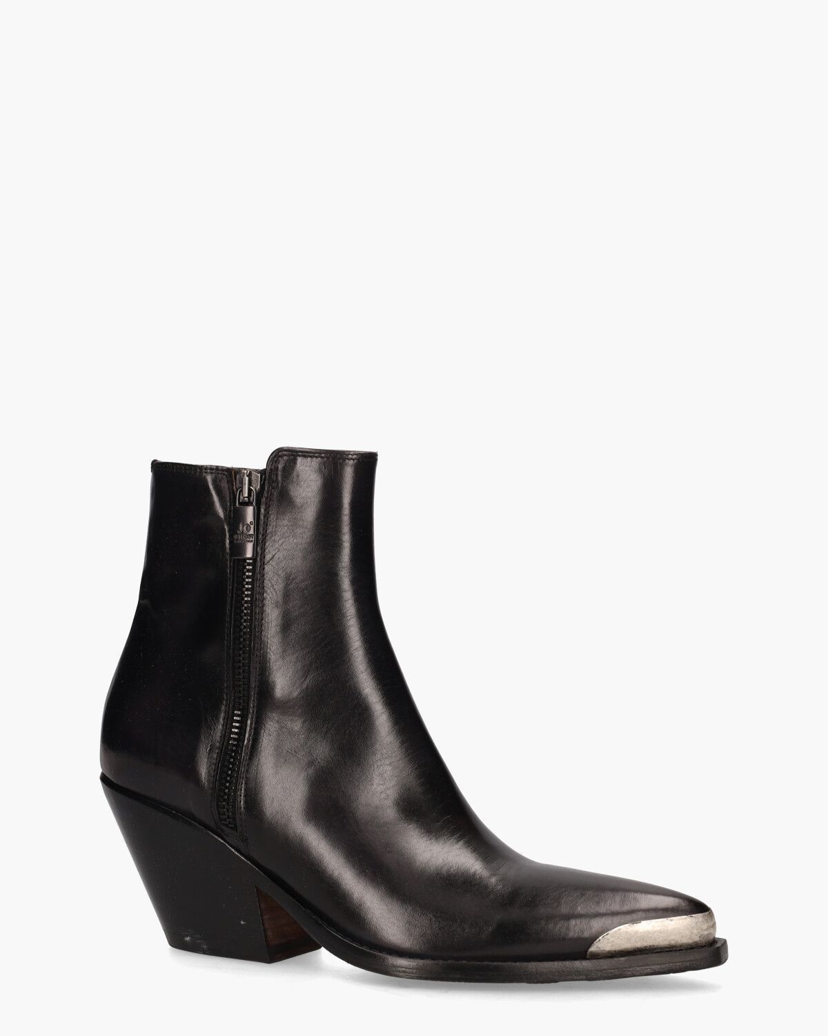 4910 Zwart Dames Enkelboots