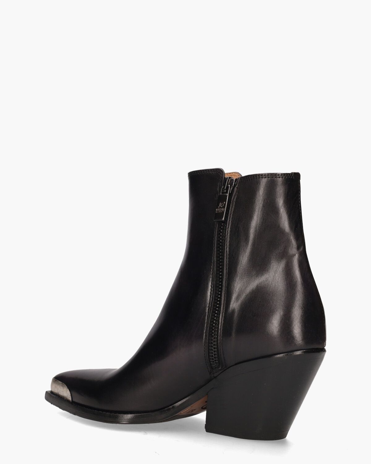 4910 Zwart Dames Enkelboots