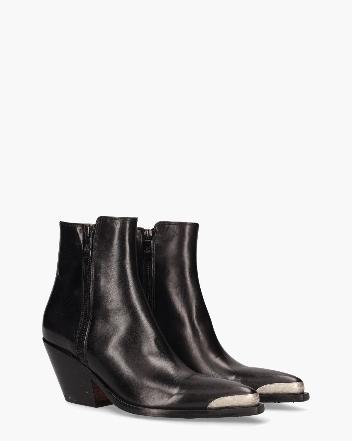 4910 Zwart Dames Enkelboots