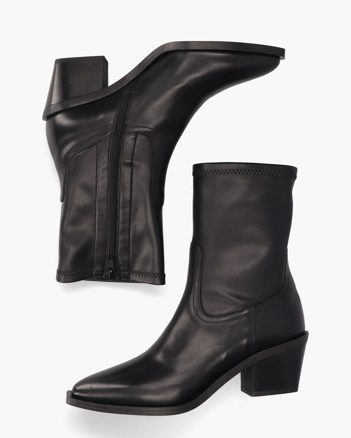 12308 Zwart Damesboots