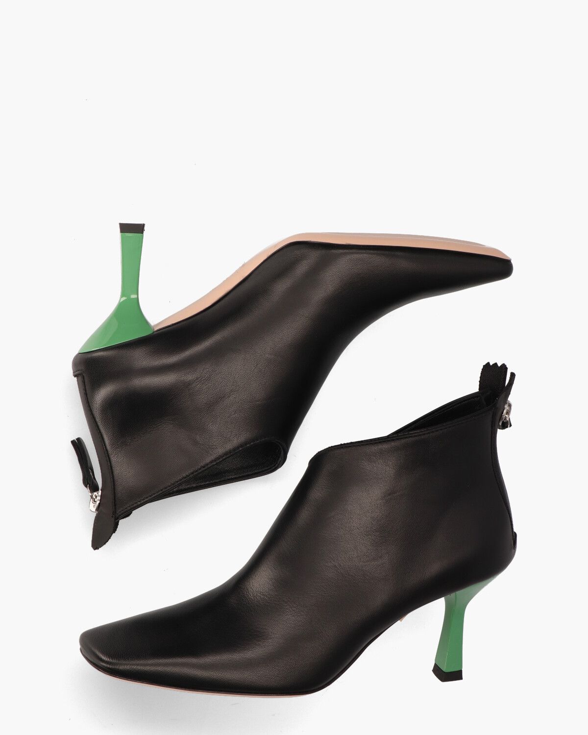 Sharyl D259501 Zwart Dames Enkelboots