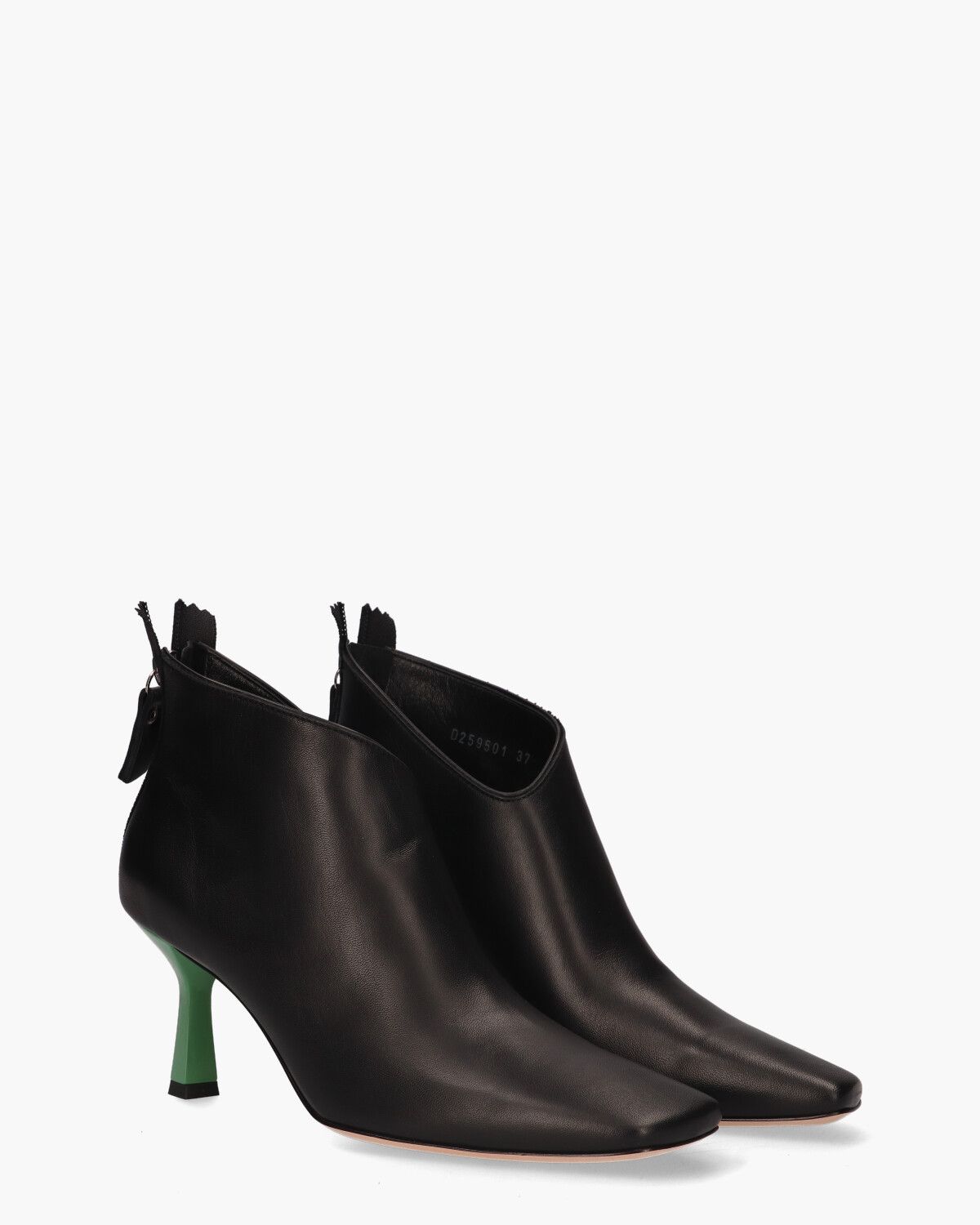 Sharyl D259501 Zwart Dames Enkelboots