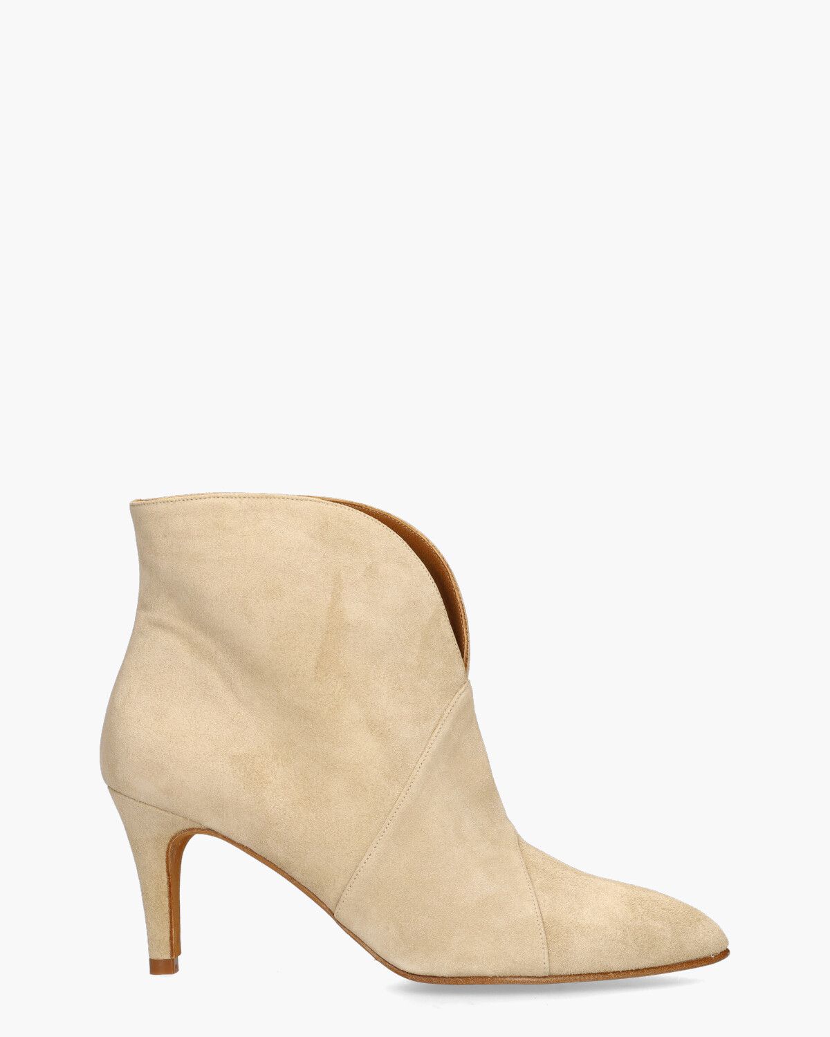 TL-12804 Ecru Dames Enkelboots