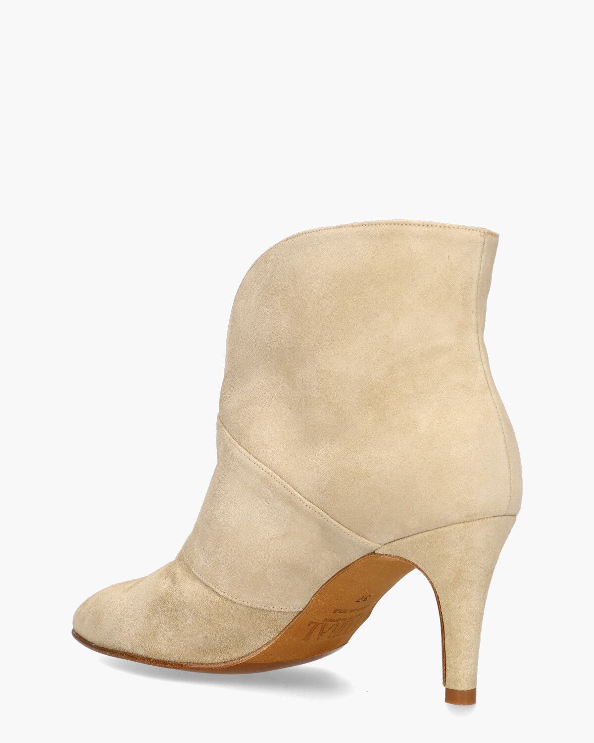 TL-12804 Ecru Dames Enkelboots