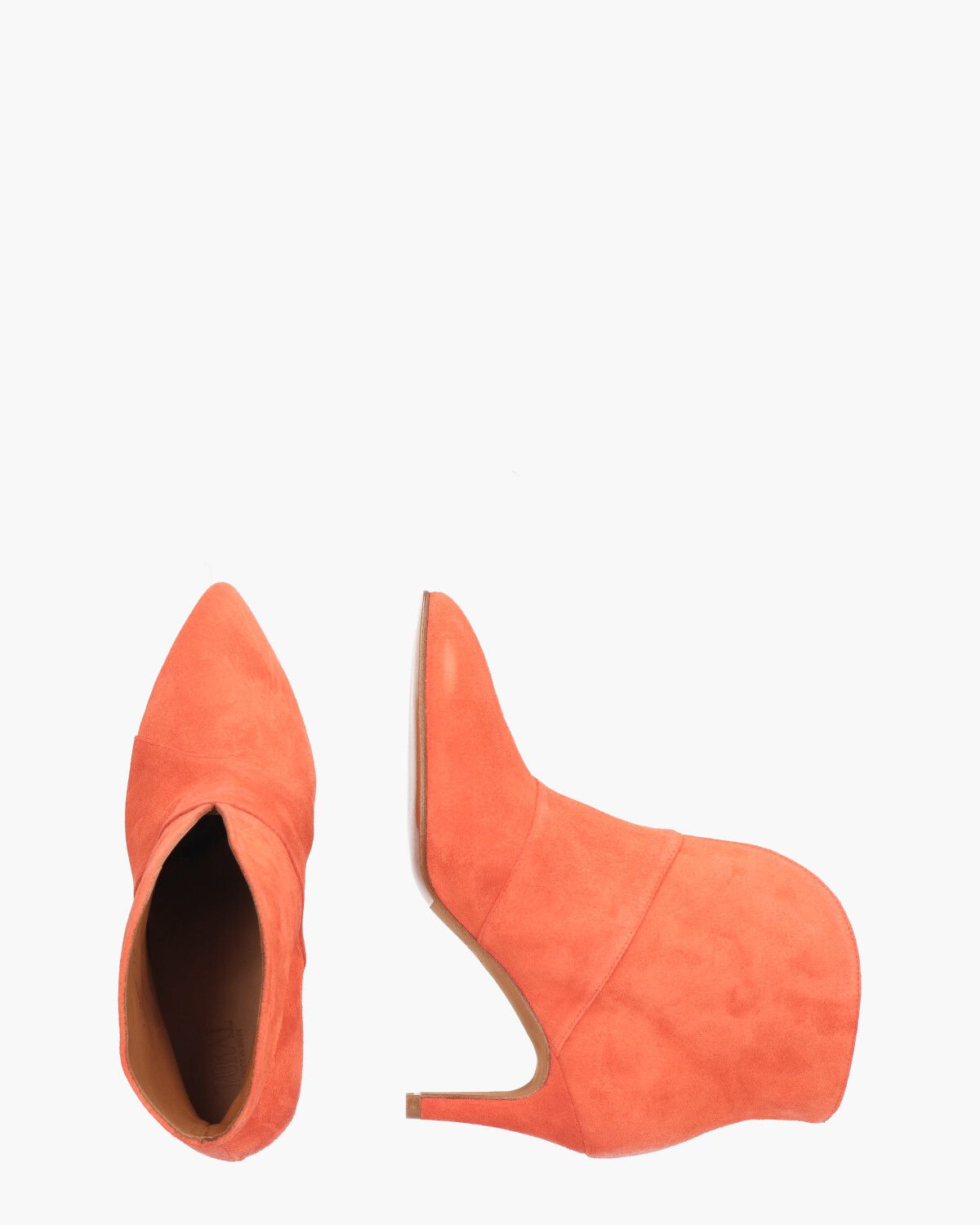 TL-12804 Oranje Dames Enkelboots