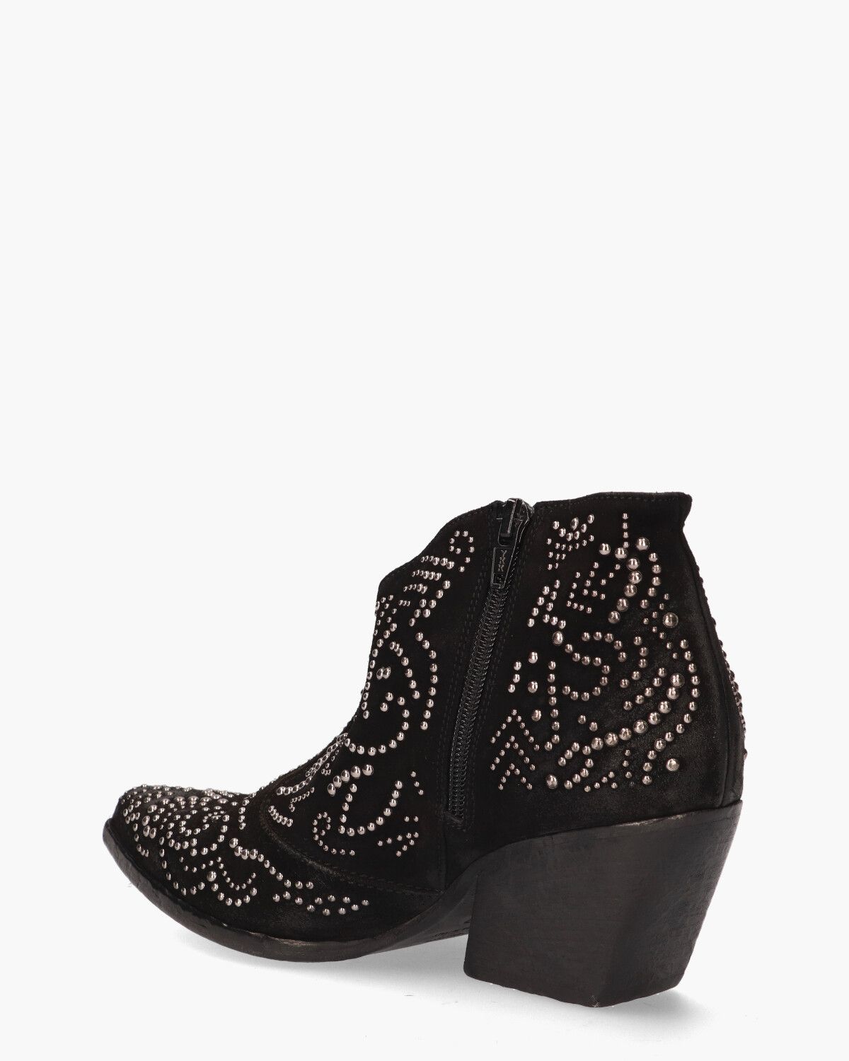 E2866 Zwart Dames Enkelboots