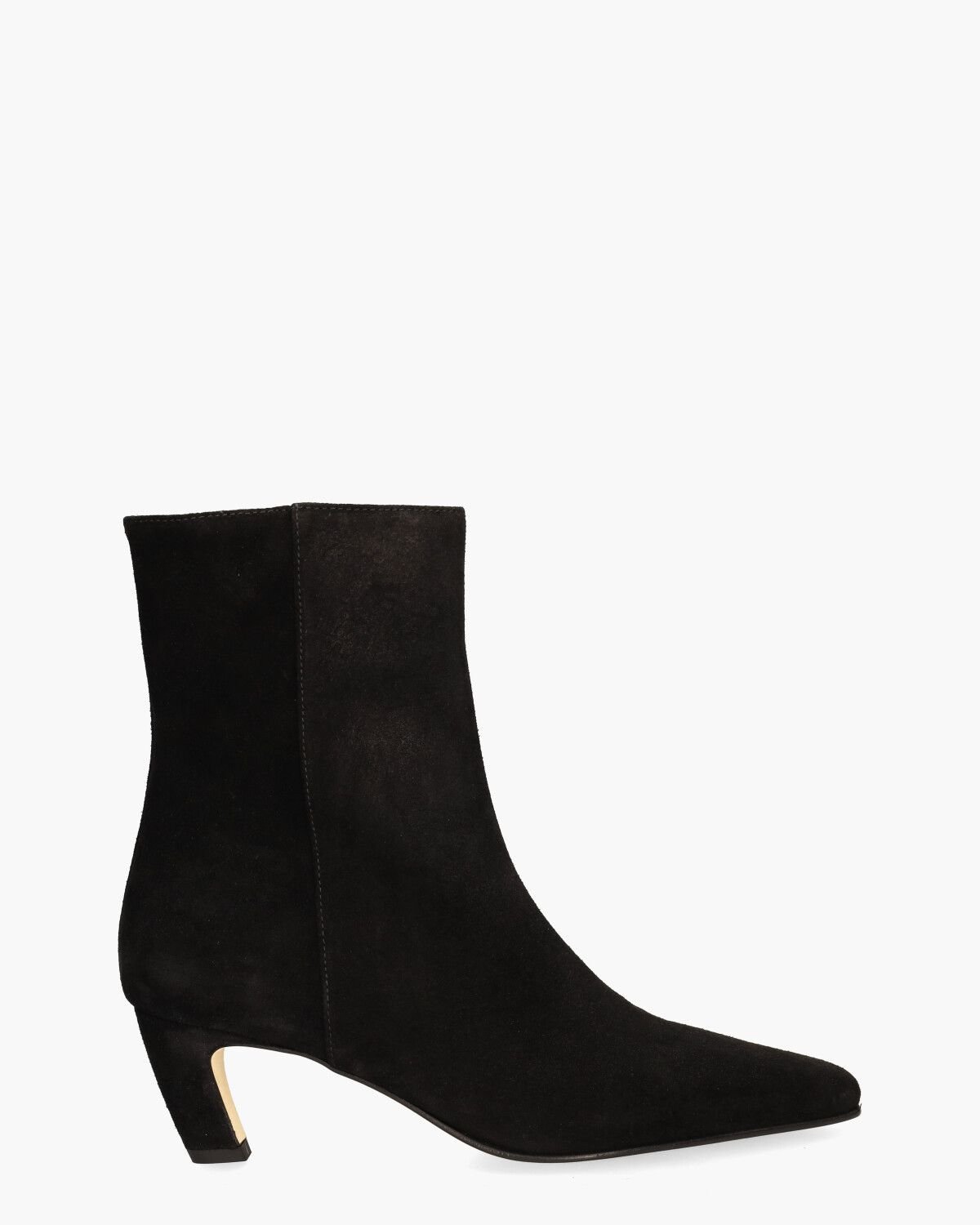 Phaedra Zwart Dames Enkelboots