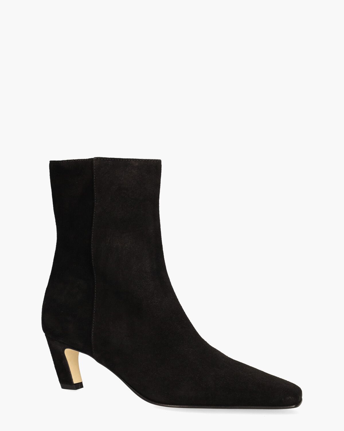 Phaedra Zwart Dames Enkelboots