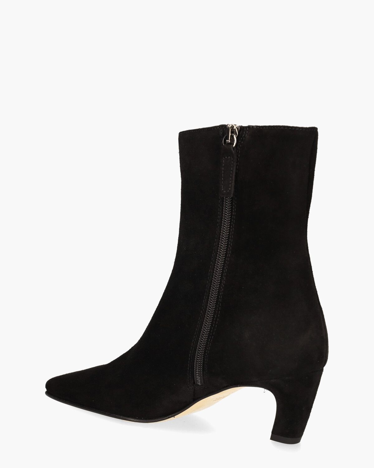 Phaedra Zwart Dames Enkelboots