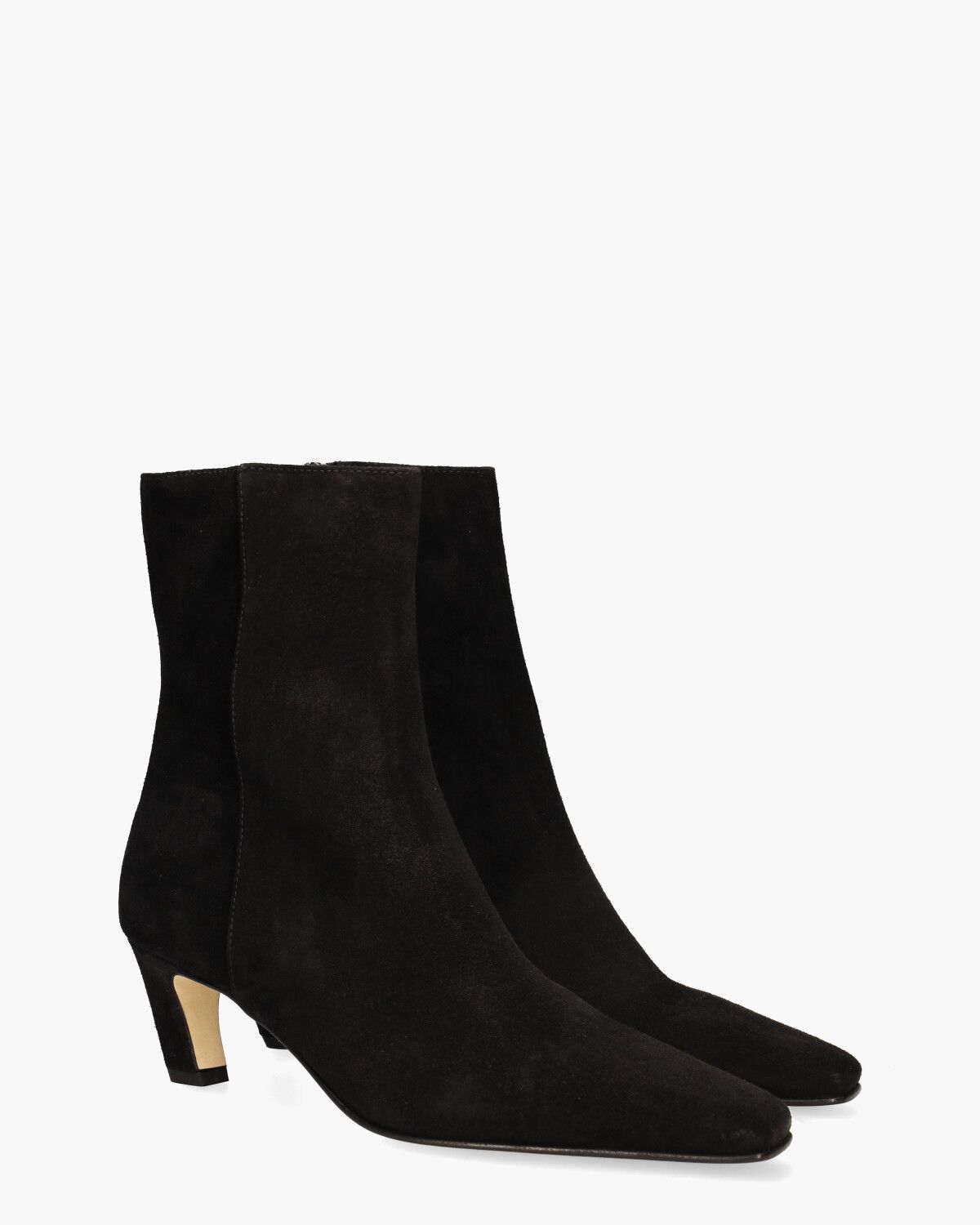 Phaedra Zwart Dames Enkelboots
