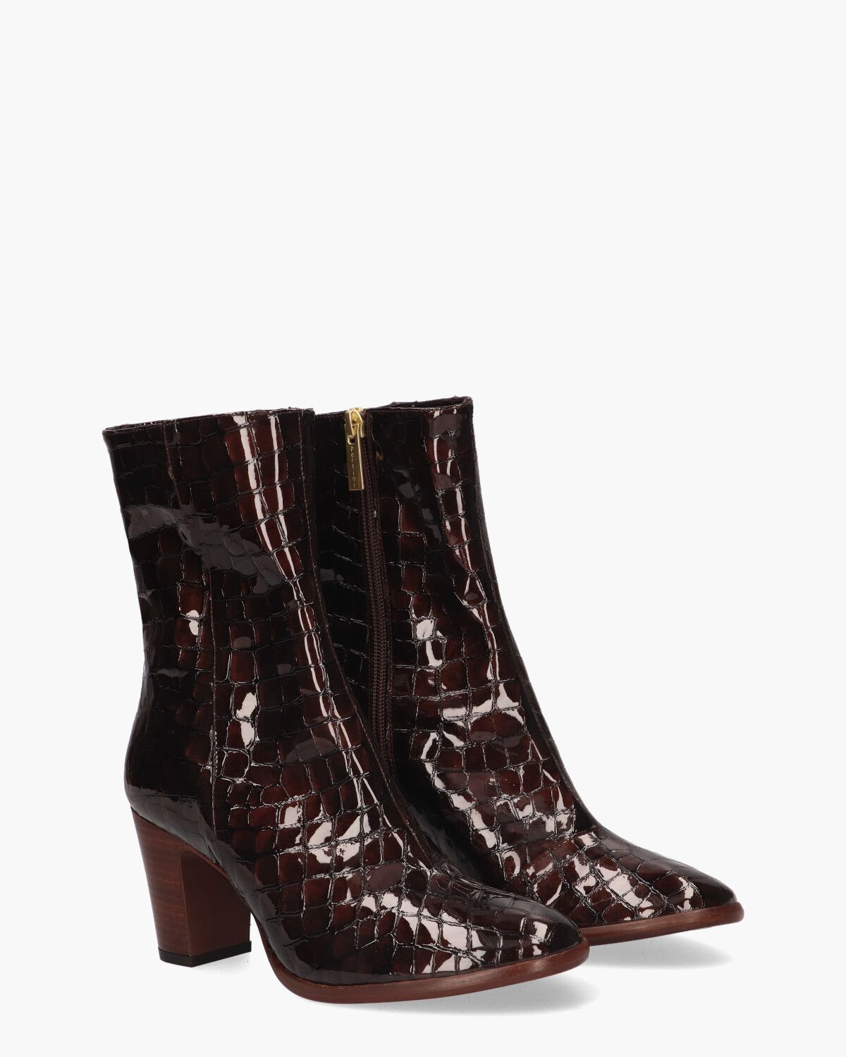 31077 Bruin Dames Enkelboots