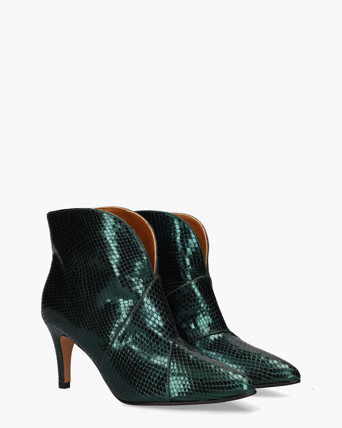 TL-12804 Groen Dames Enkelboots