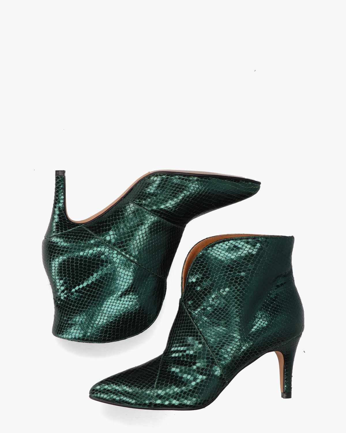 TL-12804 Groen Dames Enkelboots