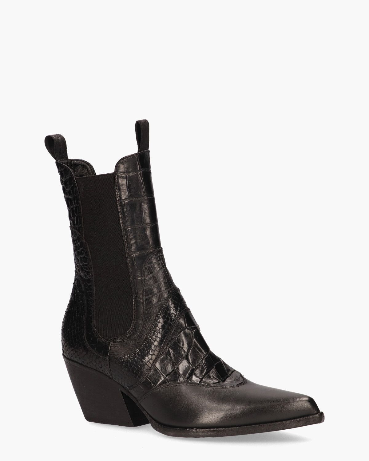 E2479 Zwart Dames Chelseaboots