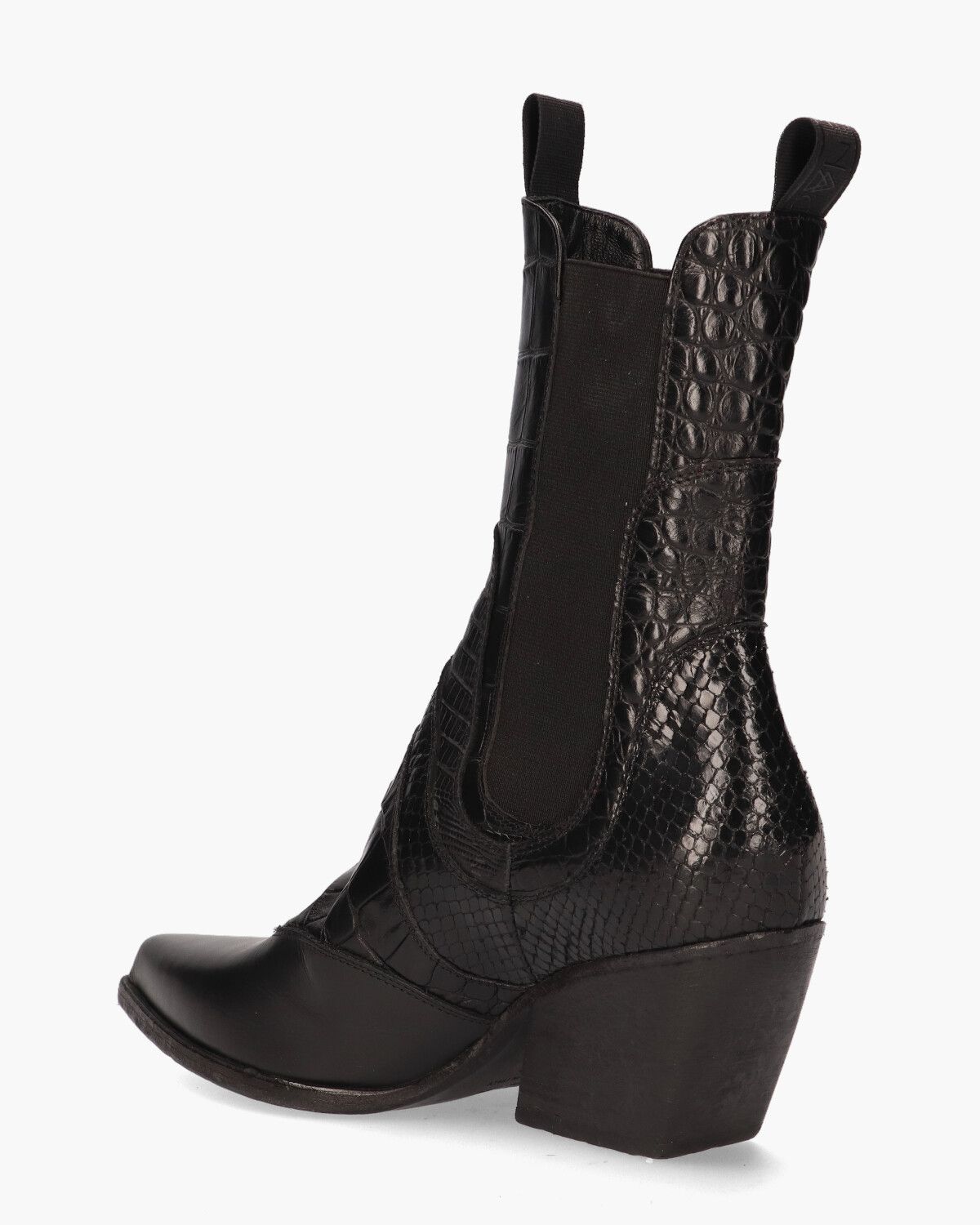 E2479 Zwart Dames Chelseaboots