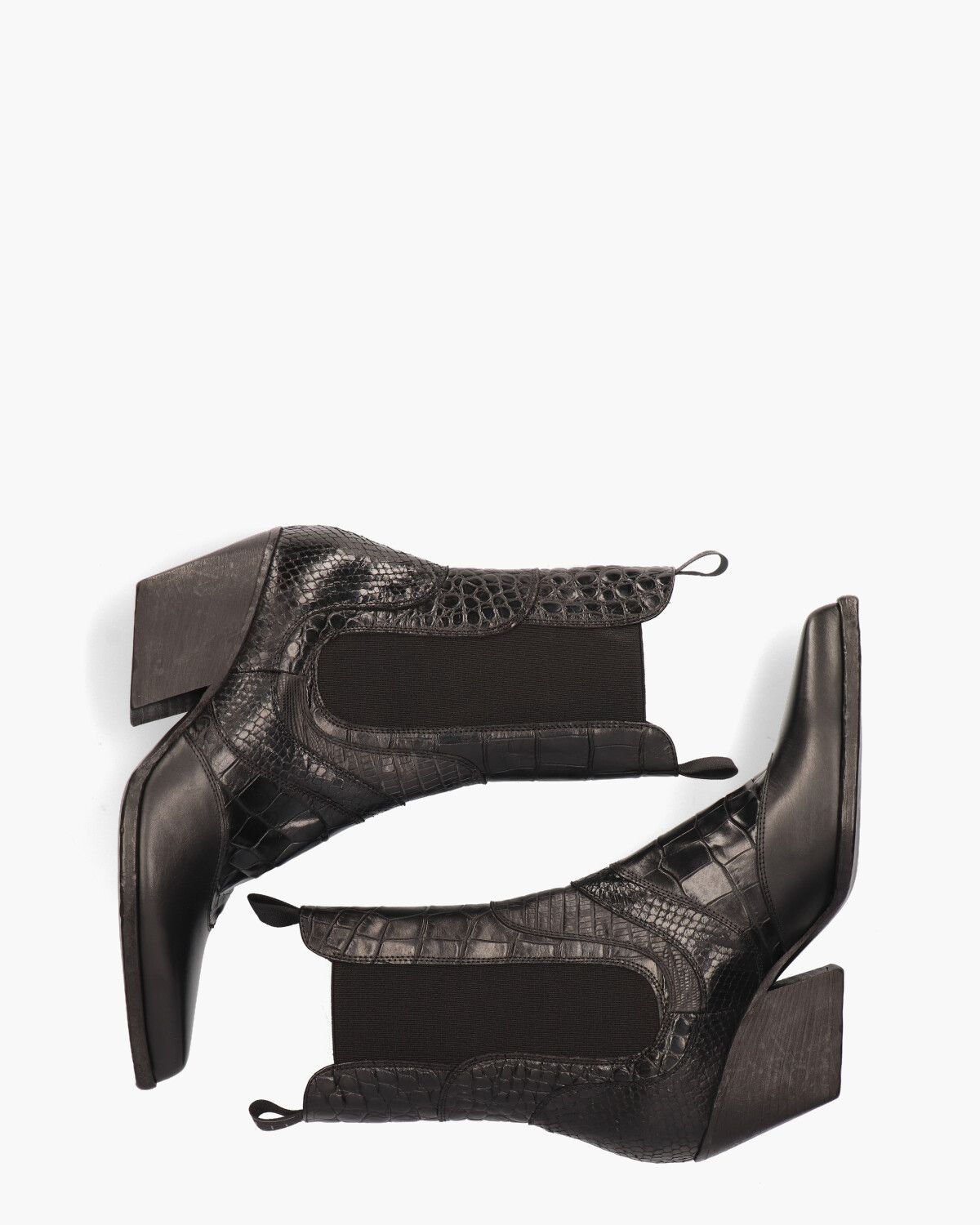 E2479 Zwart Dames Chelseaboots