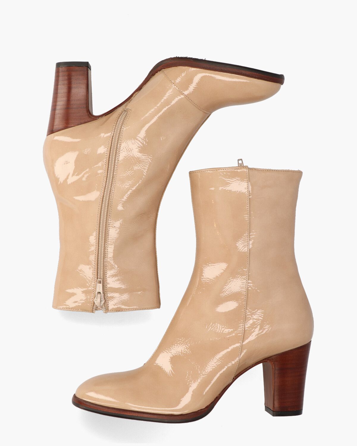 30151 Beige Damesboots