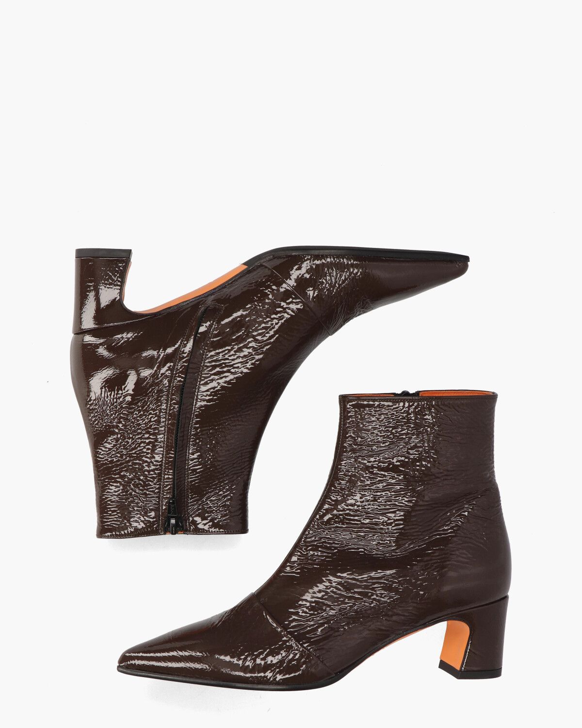 Kim 2G Donkerbruin Dames Enkelboots