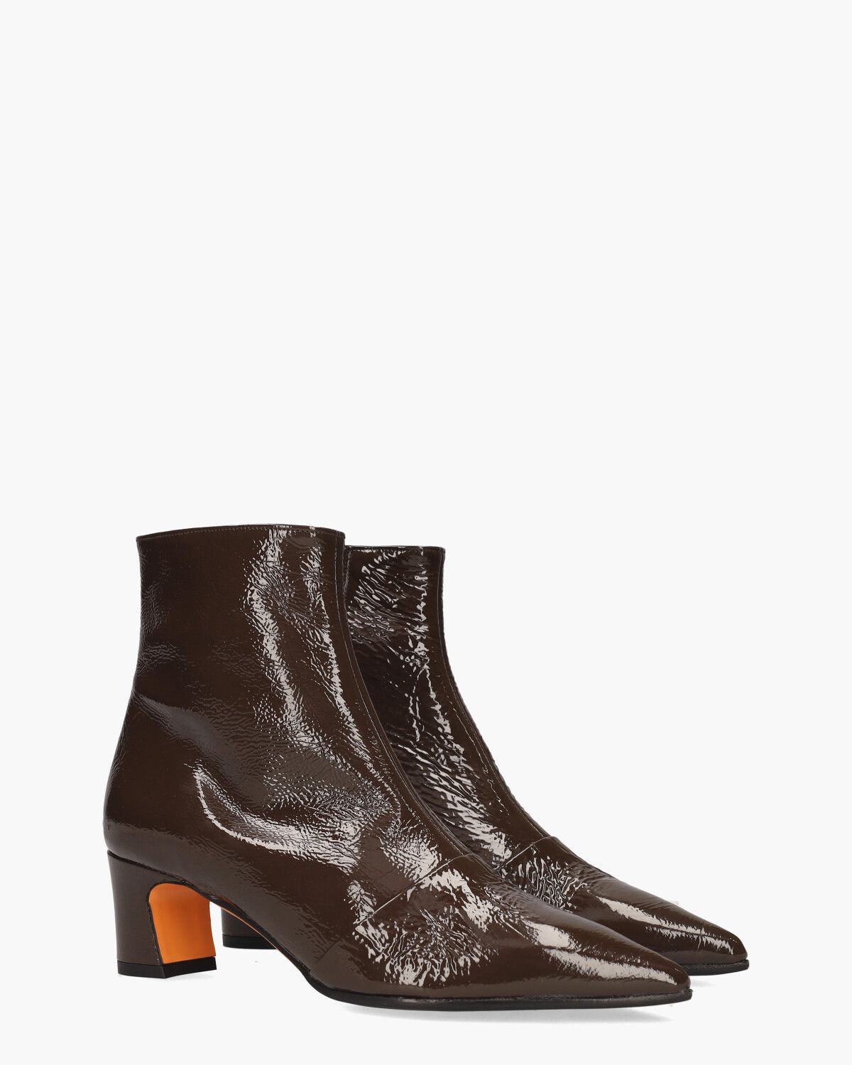 Kim 2G Donkerbruin Dames Enkelboots
