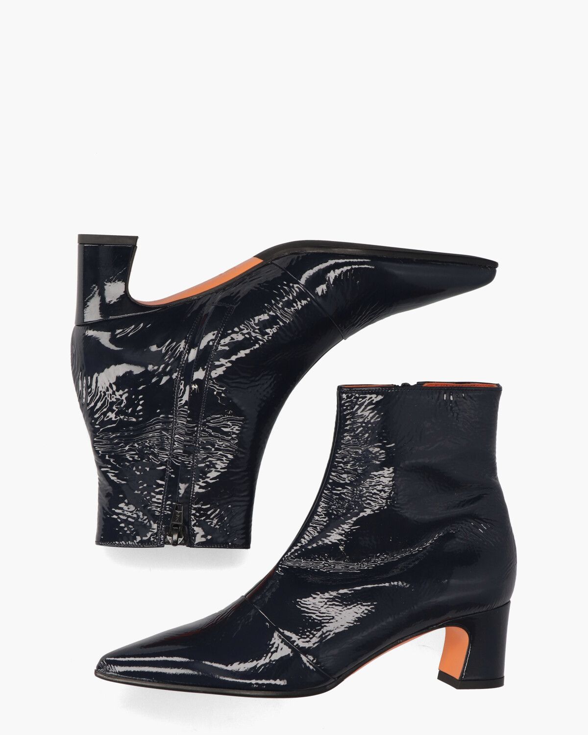 Kim 2G Donkerblauw Dames Enkelboots