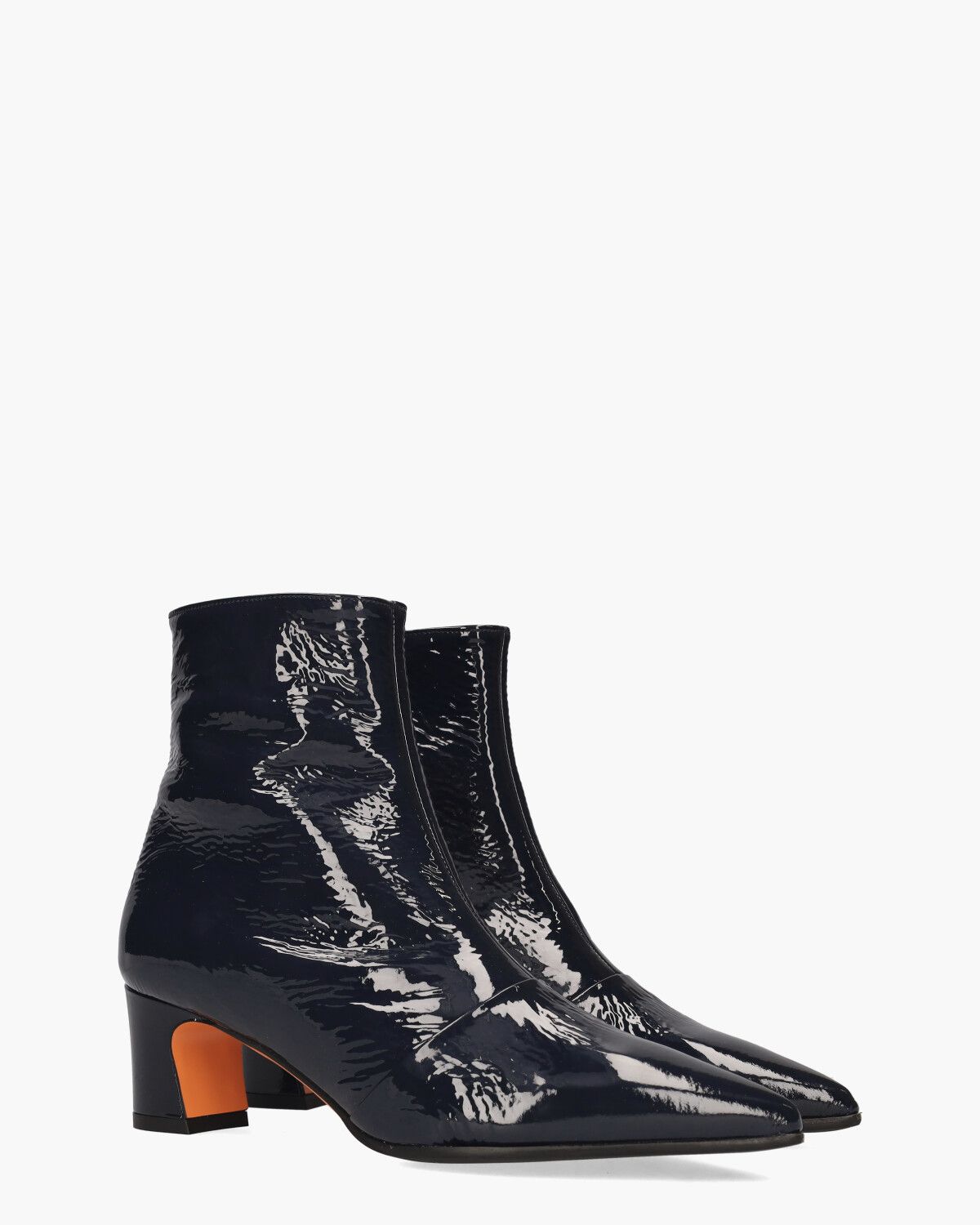 Kim 2G Donkerblauw Dames Enkelboots
