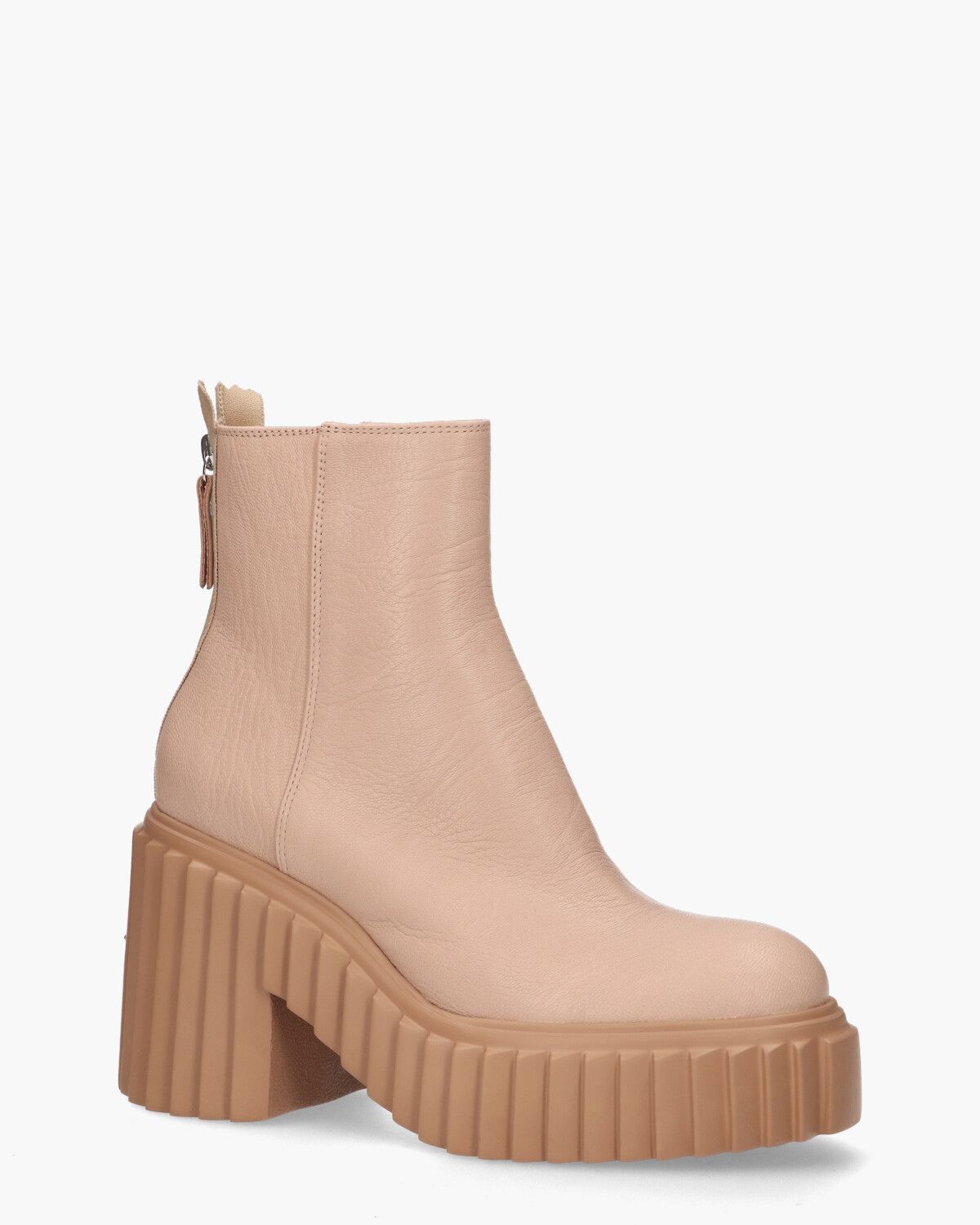 Tiggy Beige Dames Enkelboots