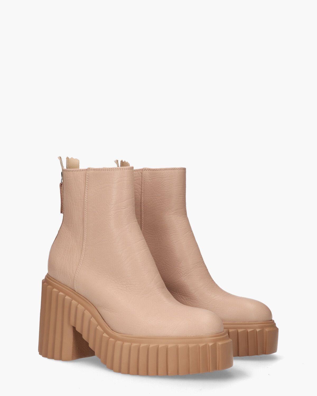 Tiggy Beige Dames Enkelboots