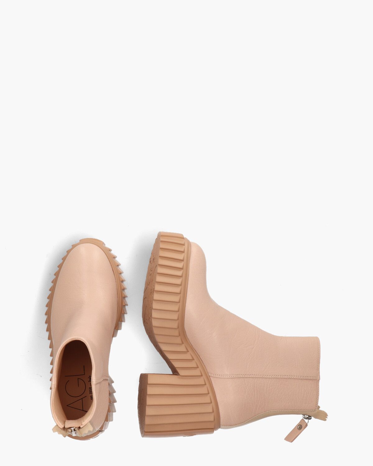 Tiggy D263501 Beige Dames Enkelboots