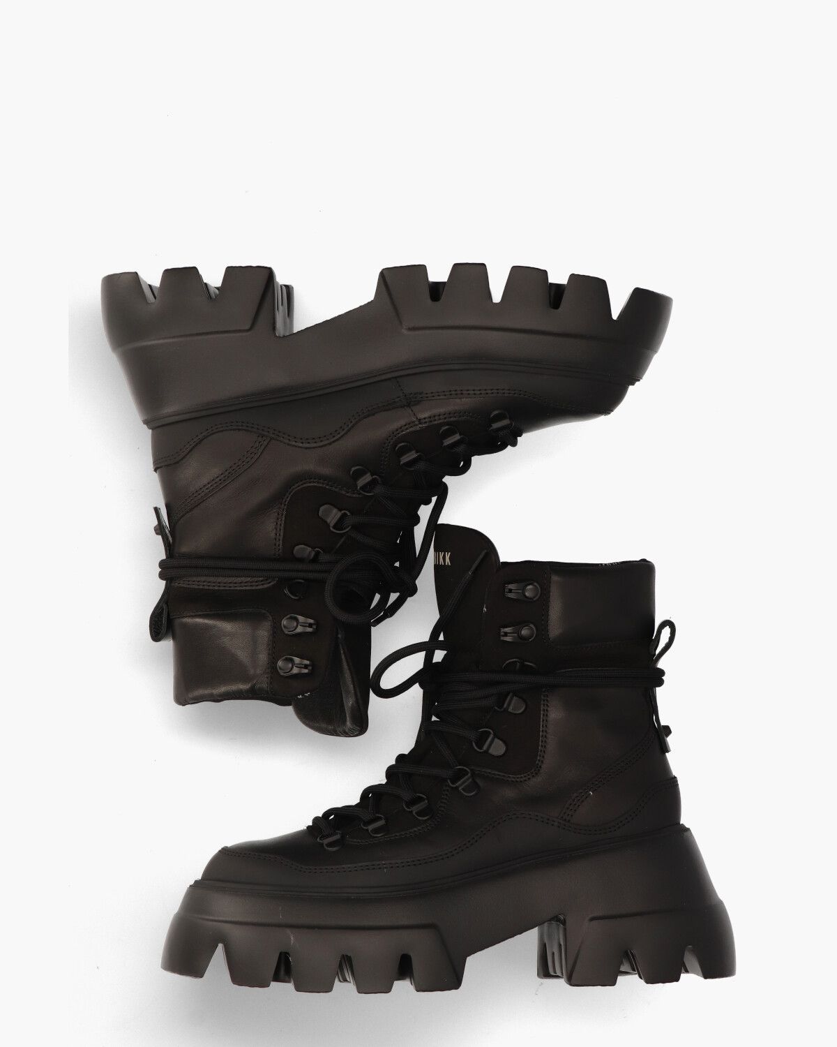 Flore Montagne Zwart Dames Veterboots