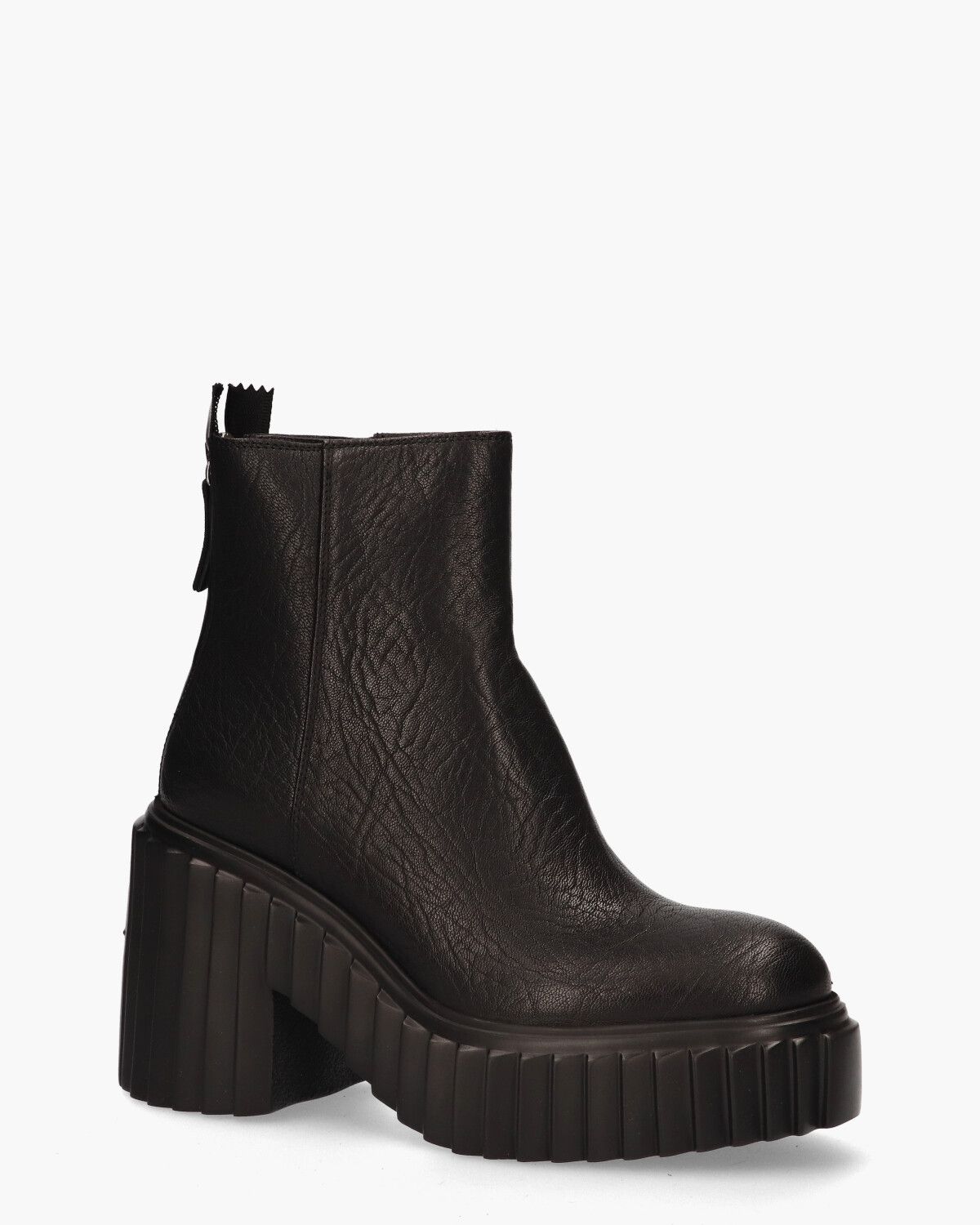Tiggy D263501 Zwart Dames Enkelboots