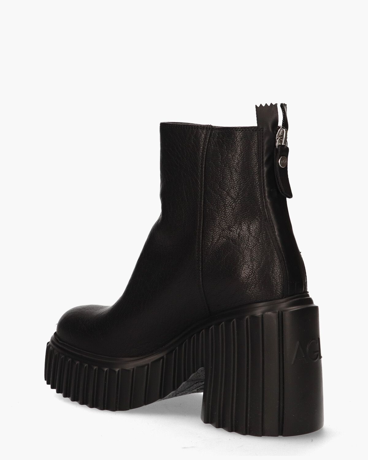 Tiggy D263501 Zwart Dames Enkelboots