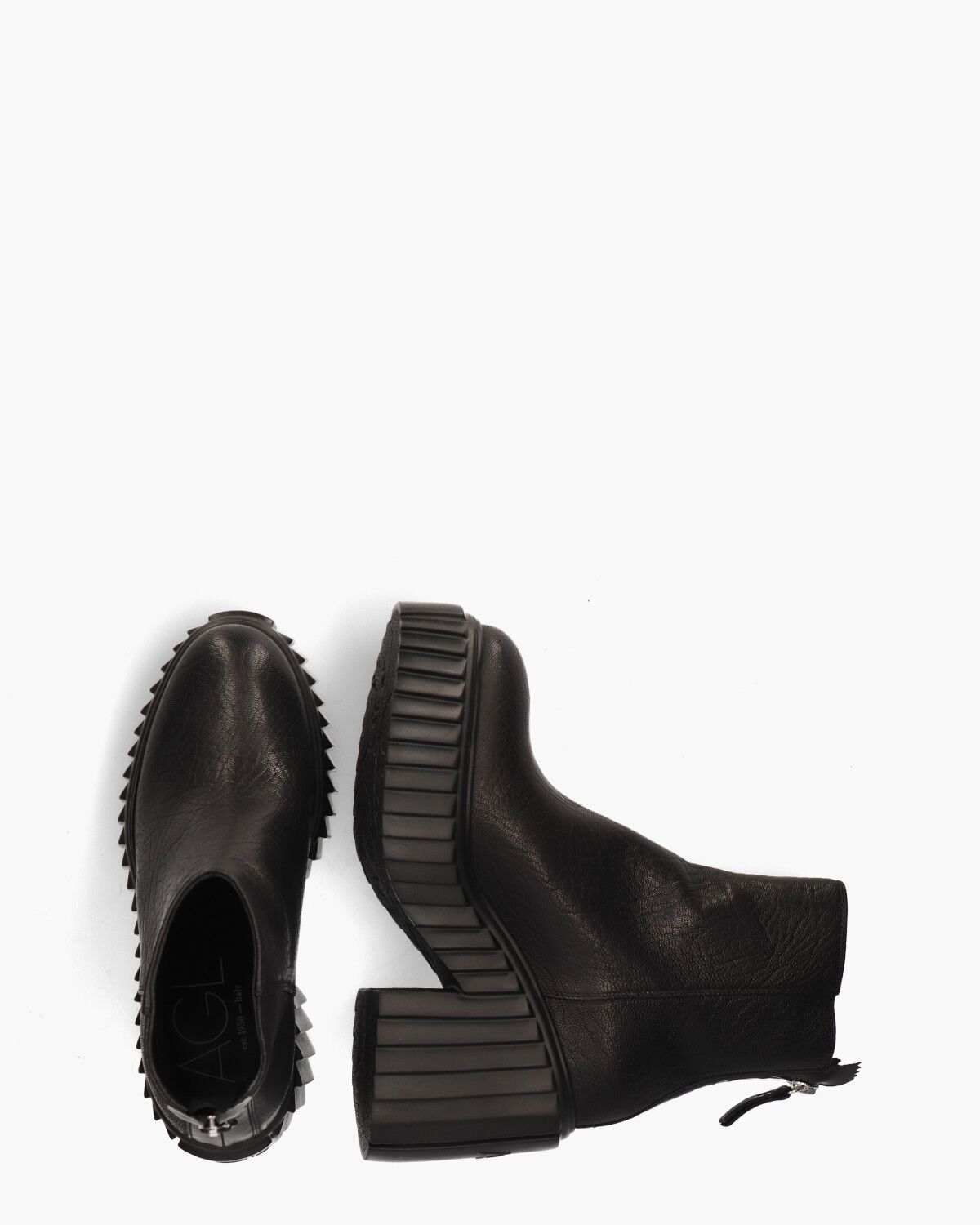 Tiggy D263501 Zwart Dames Enkelboots