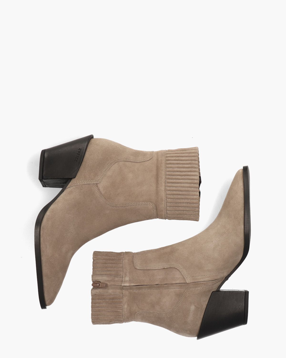 Romee Rock Taupe Dames Enkelboots