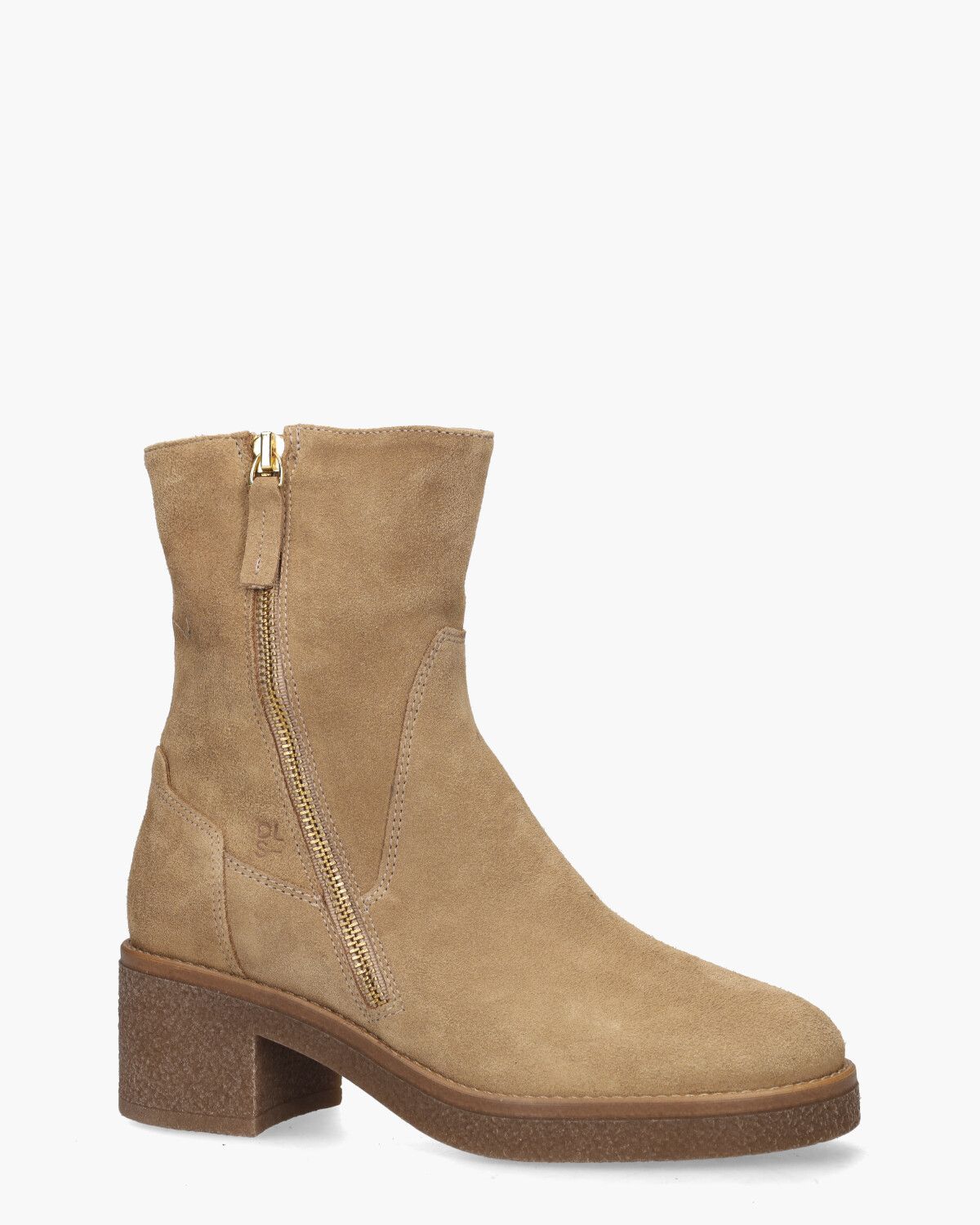 5937 Bruin Dames Enkelboots