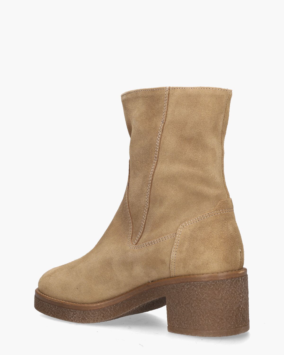 5937 Bruin Dames Enkelboots