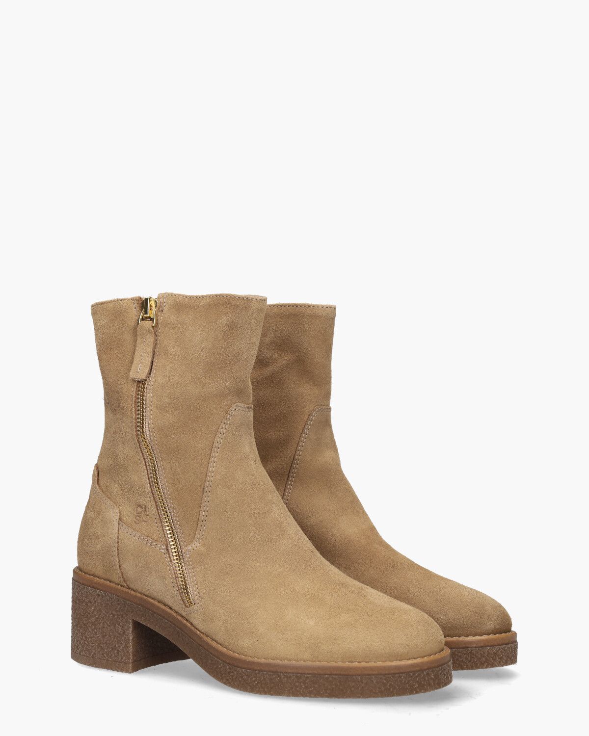 5937 Bruin Dames Enkelboots