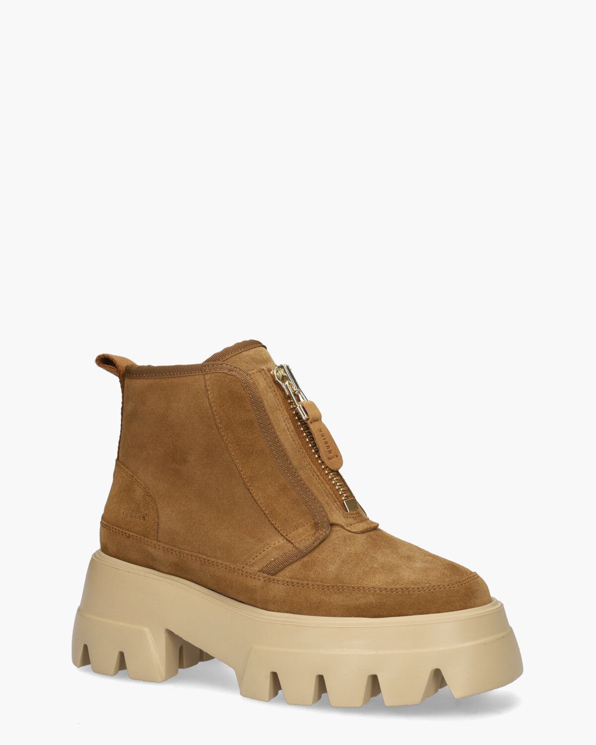 Flore Rock Fur Cognac Dames Enkelboots