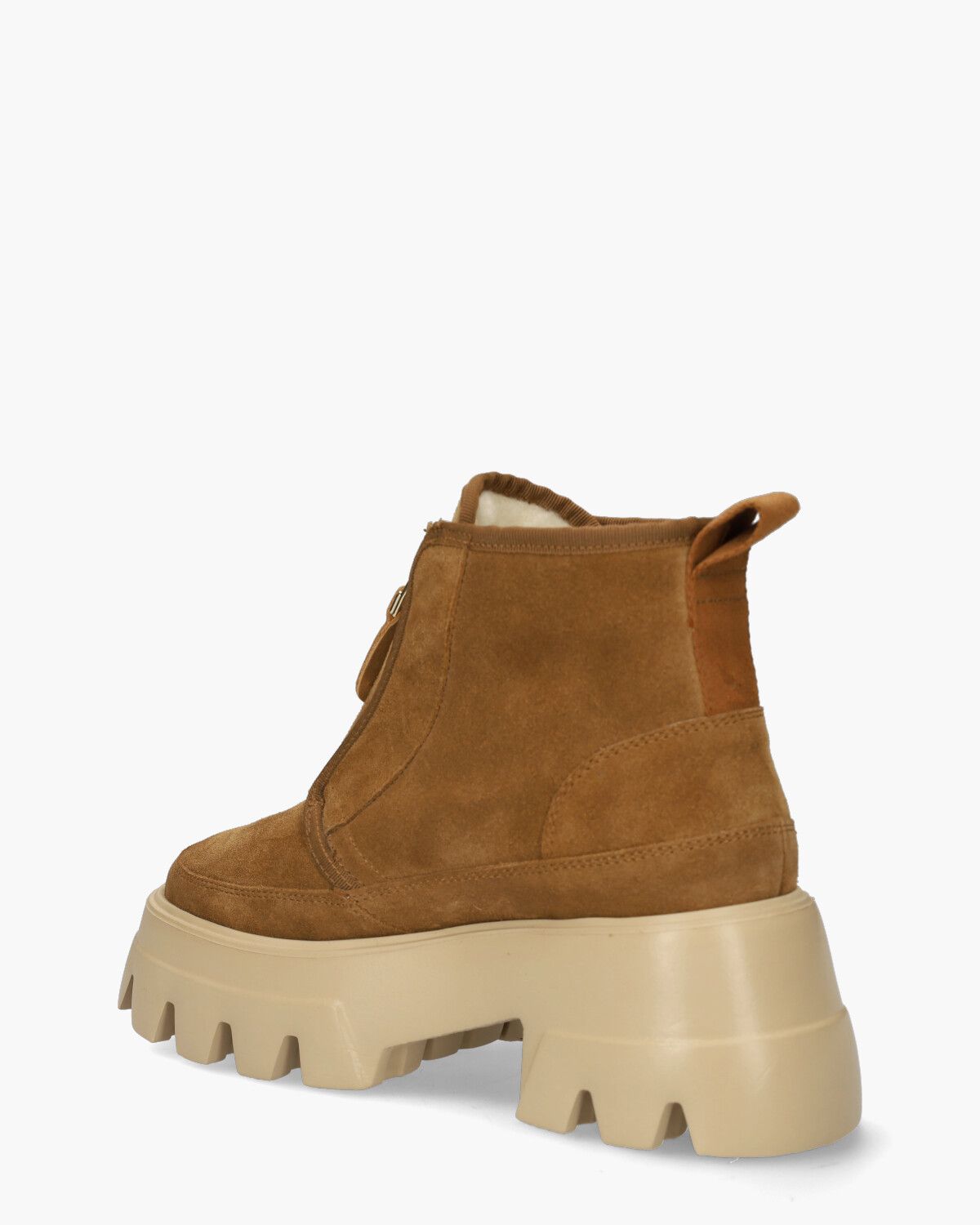 Flore Rock Fur Cognac Dames Enkelboots