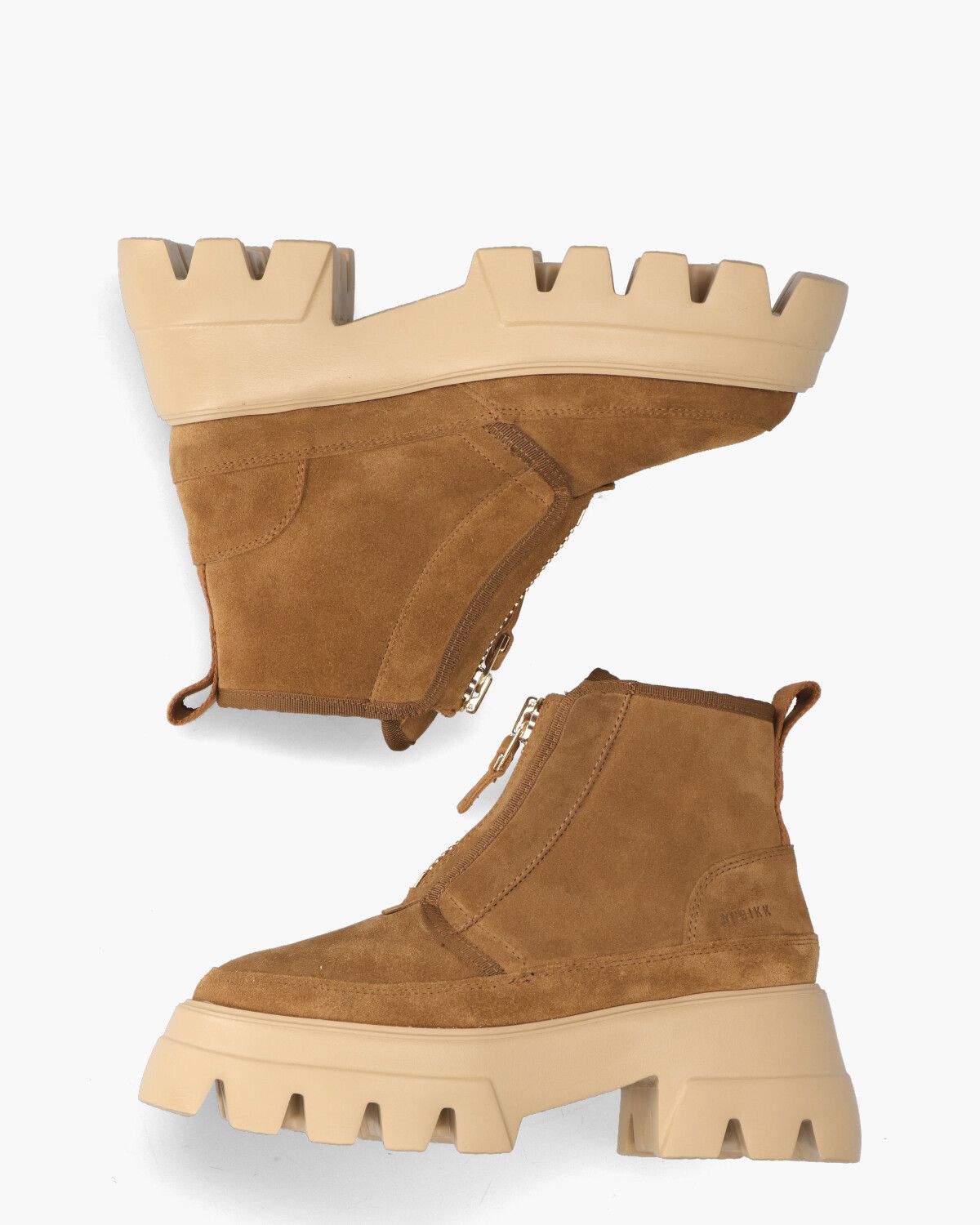 Flore Rock Fur Cognac Dames Enkelboots