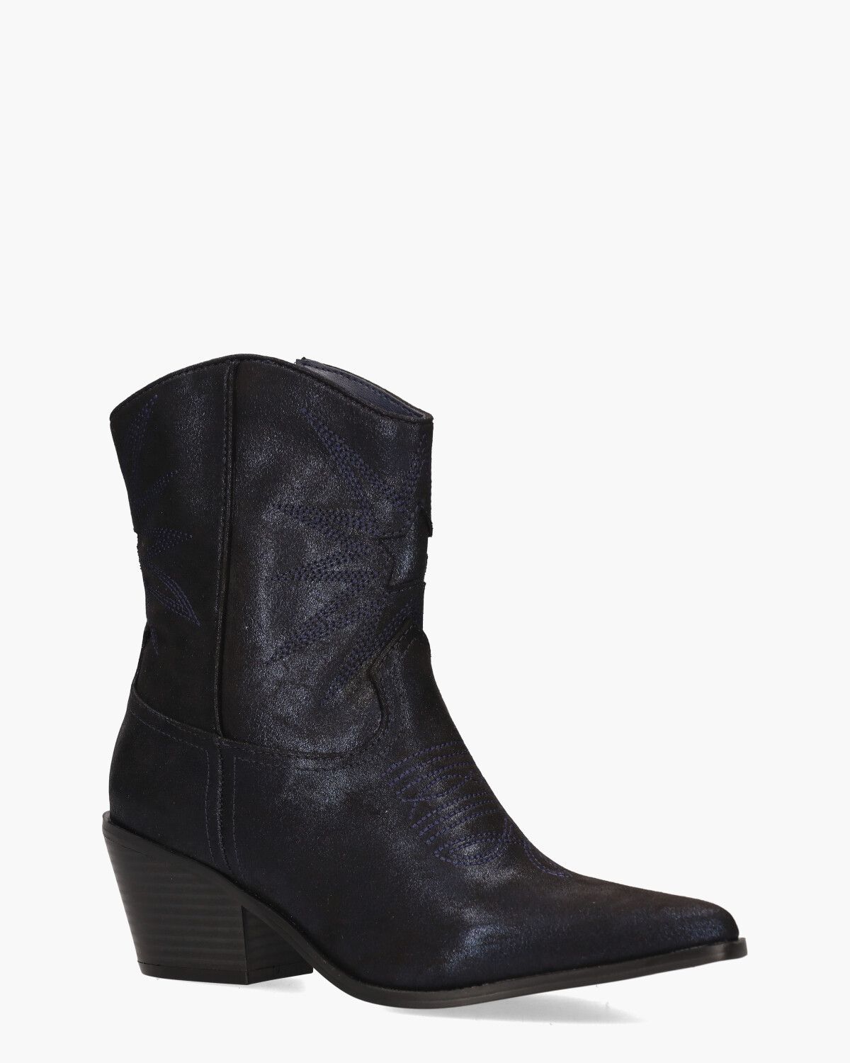 Vlinder Donkerblauw Dames Enkelboots